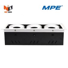 ĐÈN DOWNLIGHT MẶT VUÔNG BA BÓNG MPE 20W